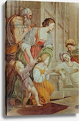 Постер Доменикино Detail of the Death of St. Cecilia, c.1614