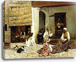 Постер Уикс Эдвин A Rug Bazaar in Tangiers, 1878