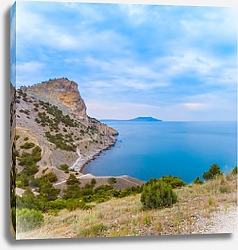 Постер Крым, побережье. Панорама