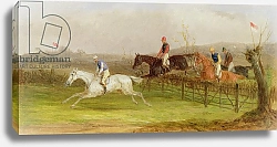 Постер Шайер Уильям Steeplechasing: The Hurdle, 1869