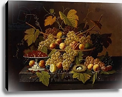 Постер Розен Северин Still Life with Fruit, 1854
