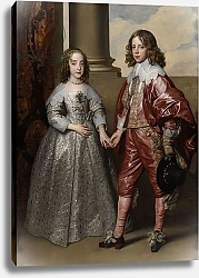 Постер Дик Энтони William II, Prince of Orange, and his Bride, Mary Stuart, 1641