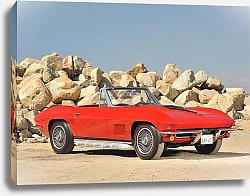 Постер Corvette 427 L89 Convertible (С2) '1967