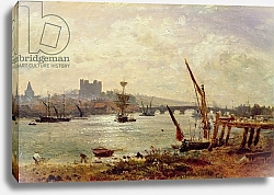 Постер Нэш Фредерик Rochester Cathedral and Castle, c.1820-30