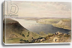 Постер Симпсон Вильям North Side of the Harbour of Sebastopol, plate from 'The Seat of War in the East', pub. by Paul & Dominic Colnaghi & Co., 1856