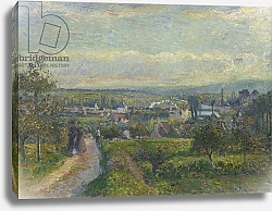 Постер Писсарро Камиль (Camille Pissarro) View of Saint-Ouen-l’Aumône, 1876