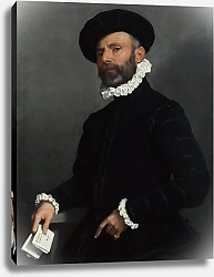 Постер Морони Джованни Баттиста Портрет мужчины, держащего письмо