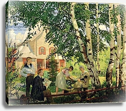 Постер Кустодиев Борис At Home, 1914-18 1