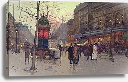 Постер Гальен-Лалу Эжен Paris street scene 1
