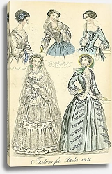 Постер Fashions for October 1854 №1