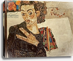 Постер Шиле Эгон (Egon Schiele) Self Portrait, 1911