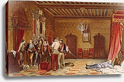 Постер Деларош Ипполит The Assassination of Henri de Lorraine duc de Guise, 1834