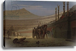 Постер Жером Жан Леон Ave Caesar! Morituri te salutant, 1859