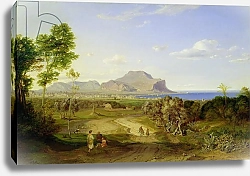 Постер Роттман Карл View over Palermo, 1828