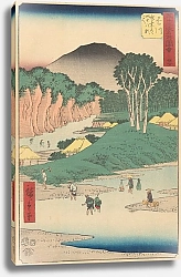 Постер Утагава Хирошиге (яп) Kakegawa