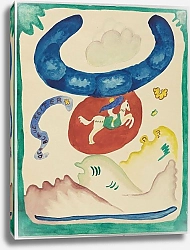 Постер Кандинский Василий Design for the cover of the almanac ‘The Blue Rider’ VIII