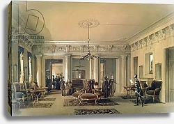 Постер Премацци Луиджи The Waiting Room of the Stagecoach Station in St. Petersburg, 1848