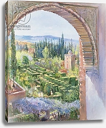 Постер Истон Тимоти (совр) Alhambra Gardens