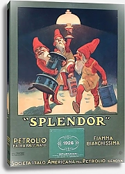 Постер Метликовиц Леопольд Splendor Petrolio Extra Raffinato, Fiamma Bianchissima