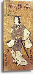 Постер Школа: Японская 17в. A Japanese Man Converted to Christianity
