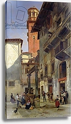 Постер Карабен Жак Via Mazzanti, Verona, 1880