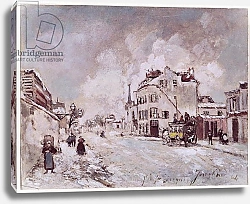 Постер Джонкинд Йохан View of Faubourg Saint-Jacques