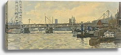 Постер Ховард Кен Темза у  моста Хангерфорд
