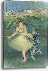 Постер Дега Эдгар (Edgar Degas) Harlequin and Colombine, c.1886-90