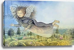 Постер Андерсон Уэйн Flying Fairy Over Landscape