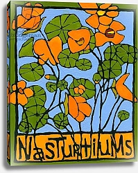 Постер Мур Меган (совр) Nasturtiums, 2004,