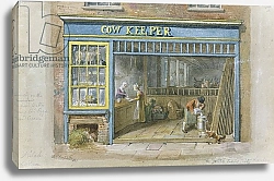Постер Шарф Джордж (грав) Cow Keeper, 1825