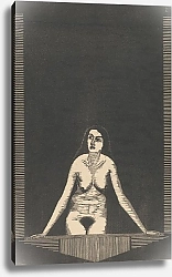 Постер Мескита Сэмюэль Vrouwelijk naakt bij venster
