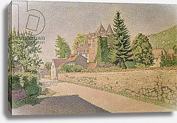 Постер Синьяк Поль (Paul Signac) Chateau de Comblat, c.1887
