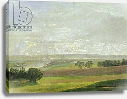 Постер Даль Йоханн The Elbe Valley Near Dresden