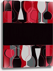 Постер Бокалы для вина