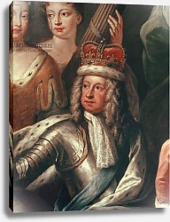 Постер Торнхилл Джеймс Detail of George I from the Painted Hall, Greenwich