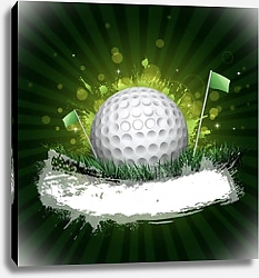 Постер Мяч для гольфа