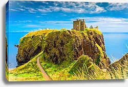 Постер Замок Данноттар в Шотландии