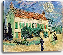 Постер Ван Гог Винсент (Vincent Van Gogh) White House at Night, 1890