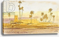 Постер Лир Эдвард Near Wady Halfeh, 5:30pm, 6 February 1867