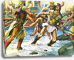 Постер Салинас Альберто Cynegirus at the battle of Marathon