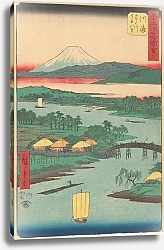 Постер Утагава Хирошиге (яп) Kawasaki