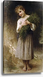 Постер Бугеро Вильям (Adolphe-William Bouguereau) Возвращение из поля