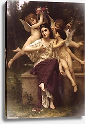 Постер Бугеро Вильям (Adolphe-William Bouguereau) Мечта о весне
