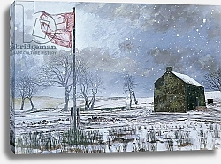 Постер Парсонос Хью (совр) Drover's Arms and the Red Flag, near Garth, 1992