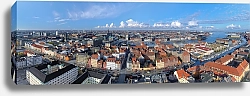 Постер Дания, Копенгаген. Панорамный вид