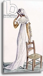 Постер Лебу‑де‑ла‑Месанжер Пьер Walking Dress, illustration from 'Journal des Dames et des Modes', 1800