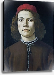 Постер Боттичелли Сандро (Sandro Botticelli) Портрет молодого мужчины 3