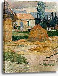 Постер Гоген Поль (Paul Gauguin) Крестьянский дом в Арли