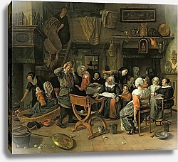 Постер Стен Ян The Christening Feast, 1668